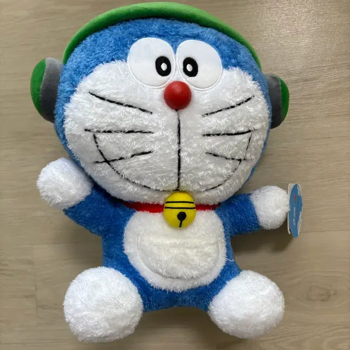 [BUNJANG] Doraemon Headset Plush Medium Doll New / 도라에몽  헤드셋 봉제 중형 인형 새상품