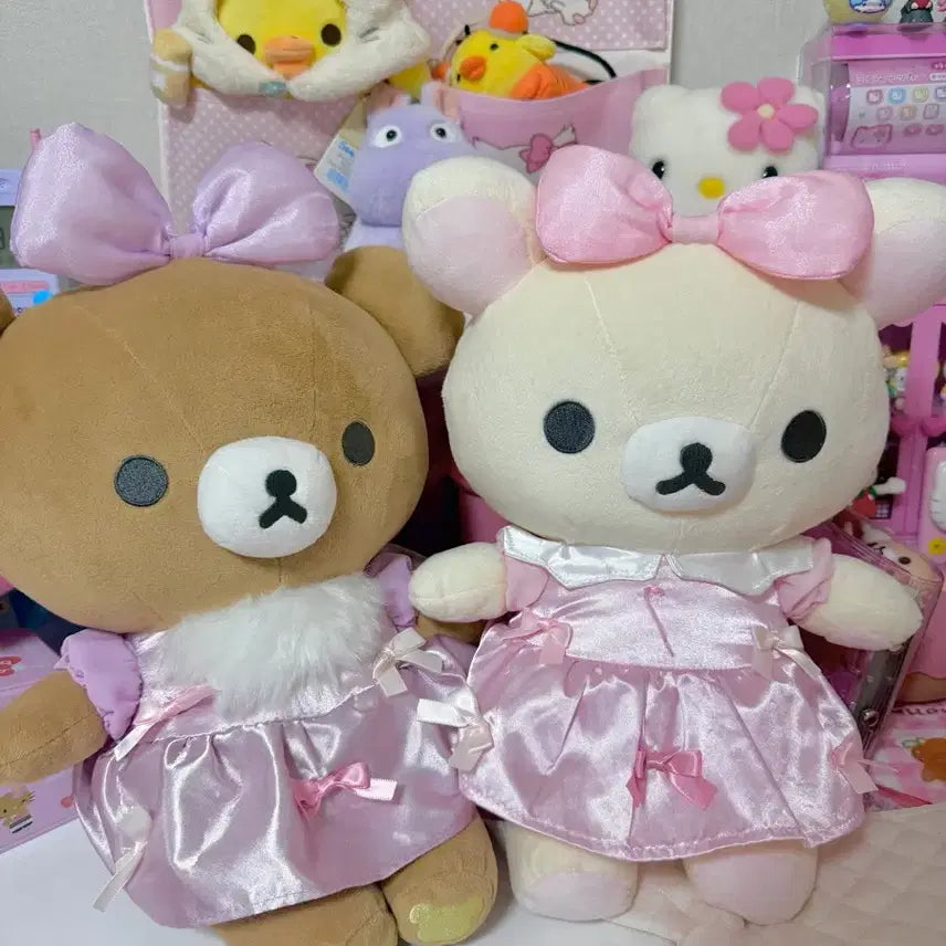 [BUNJANG] Rilakkuma Sweet Potato Plush Bundle Set / 메이크업 코리락 코구마 일괄