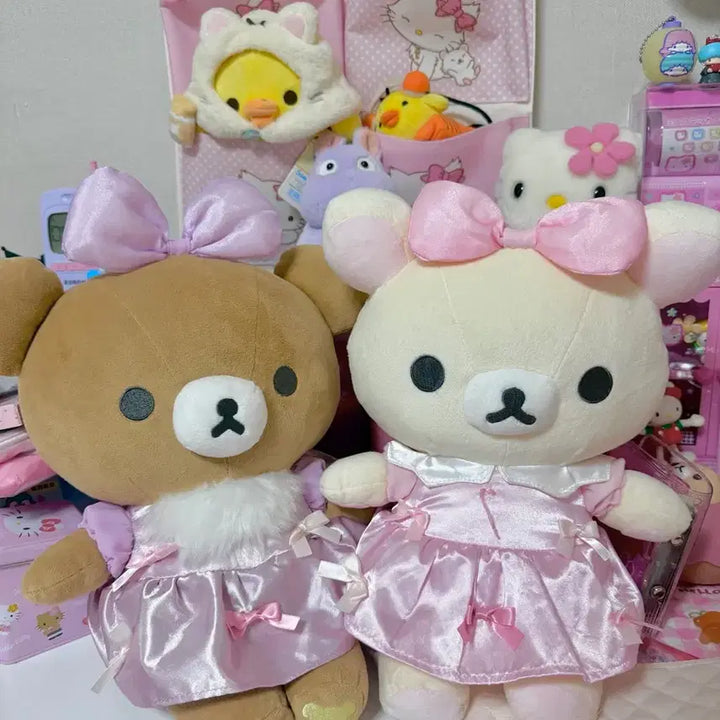 [BUNJANG] Rilakkuma Sweet Potato Plush Bundle Set / 메이크업 코리락 코구마 일괄
