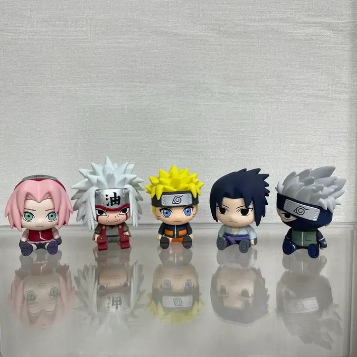 [BUNJANG] Naruto Sitting Figure Set (5 Types) / EAKI 나루토 앉은 피규어_시팅 피규어 5종