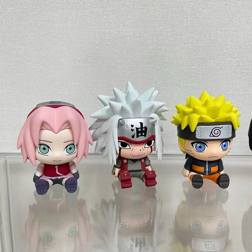 [BUNJANG] Naruto Sitting Figure Set (5 Types) / EAKI 나루토 앉은 피규어_시팅 피규어 5종