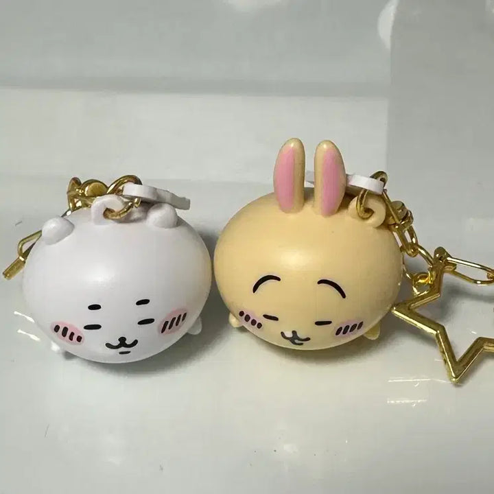 [BUNJANG] Chiikawa "Monzakui" Lying Usagi Figure Keychain Set / 시크릿 먼작귀 엎드린 우사기 치이카와 피규어 키링 세트