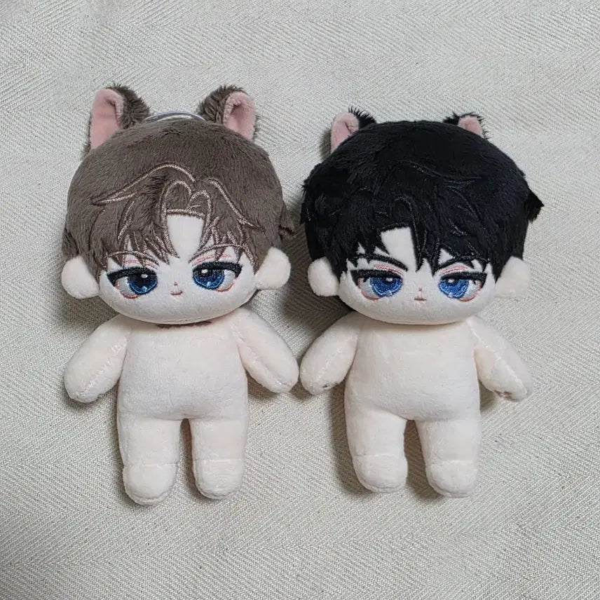 [BUNJANG] Gaedam Chulgeun "Mongdaeng Agent" &amp; "Mongdaeng Jaegwan" 10cm Plush Doll Bundle Set / 괴담출근 괴출 멍댕요원, 멍댕재관 10cm 인형 솜인형  일괄