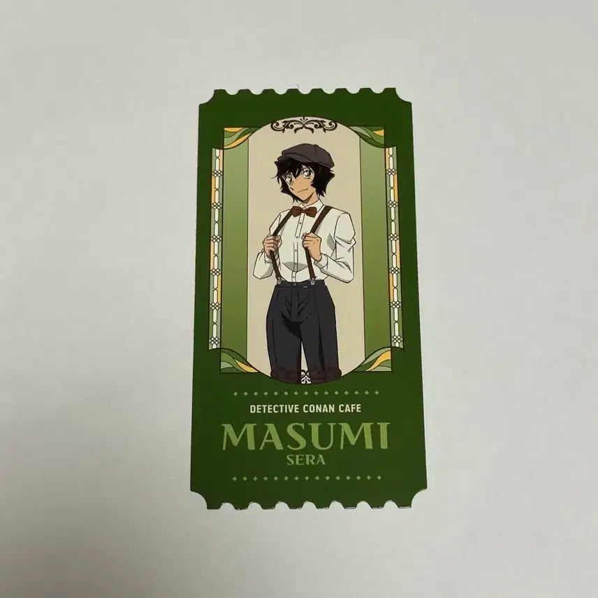 [BUNJANG] Detective Conan Cafe Masumi Sera Cafe Ticket / 명탐정 코난카페 마스미 세라 카페 티켓