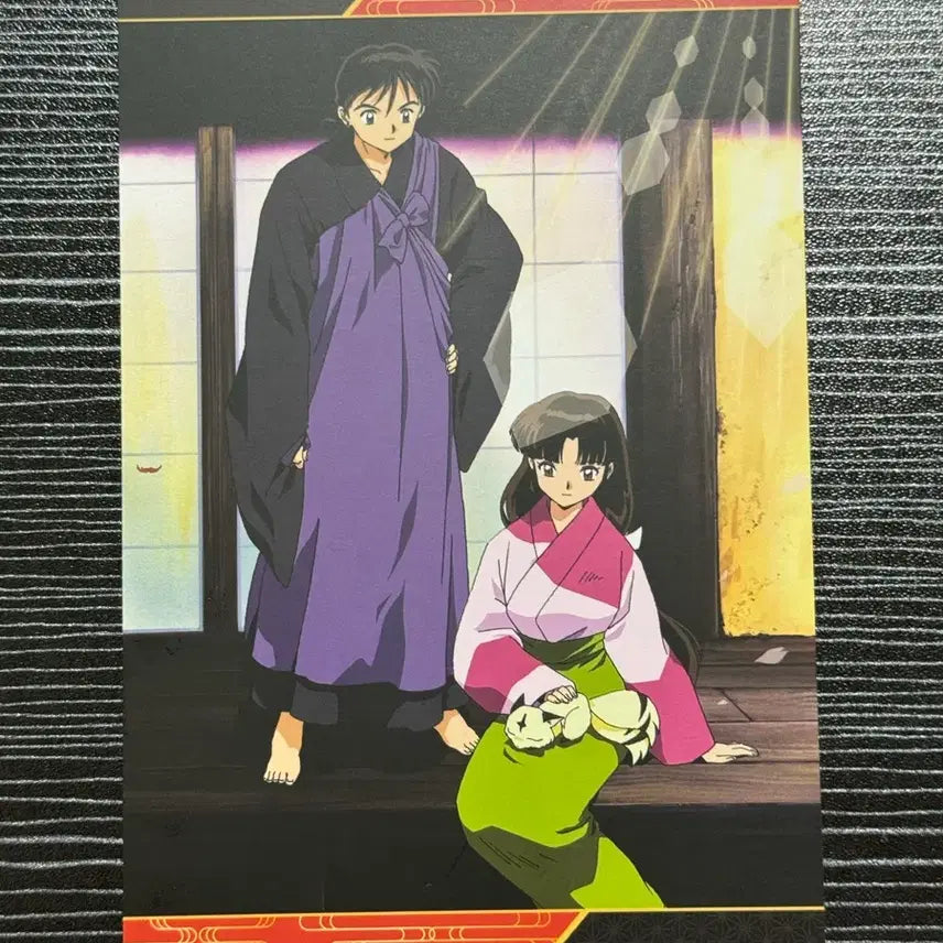 [BUNJANG] Inuyasha Popup Memorial Card Miroku Sango / 이누야샤 팝업 특전 메모리얼카드 미륵산고