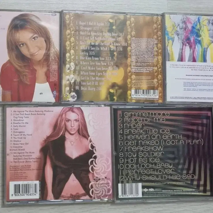 [BUNJANG] Britney Spears Albums 1-5 (Unsealed CD) / 브리트니 스피어스 1-5집 (개봉 CD)