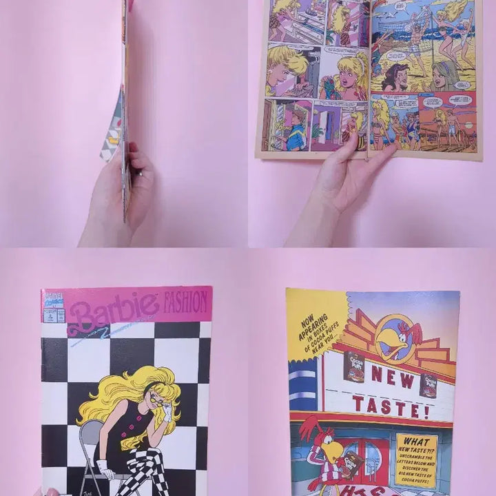[BUNJANG] Vintage Barbie Comics Collection (10 issues) + Beethoven &amp; Aladdin Comics / 빈티지 잡지 - 바비 코믹스 8권 + 베토벤, 알라딘 잡지