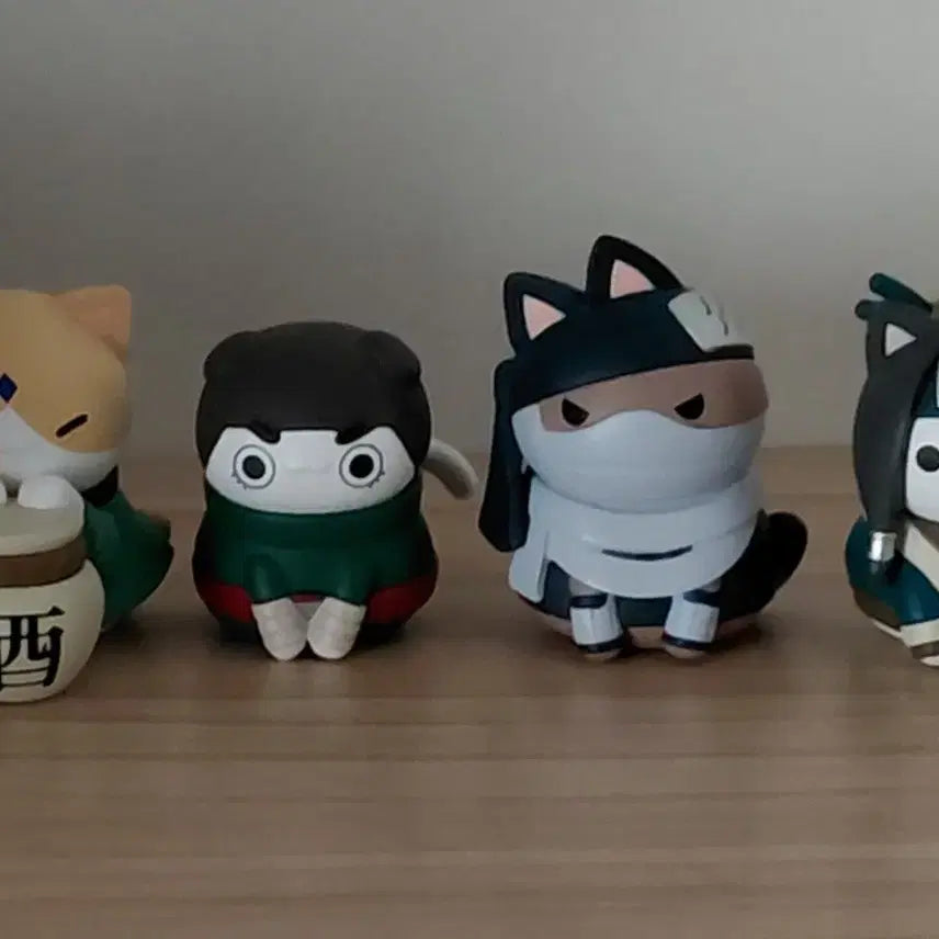 [BUNJANG] MegaCat Naruto Characters Noodle Cat Series Bundle Set / 록리 츠나데 하쿠 자부자냥이 메가캣 일괄