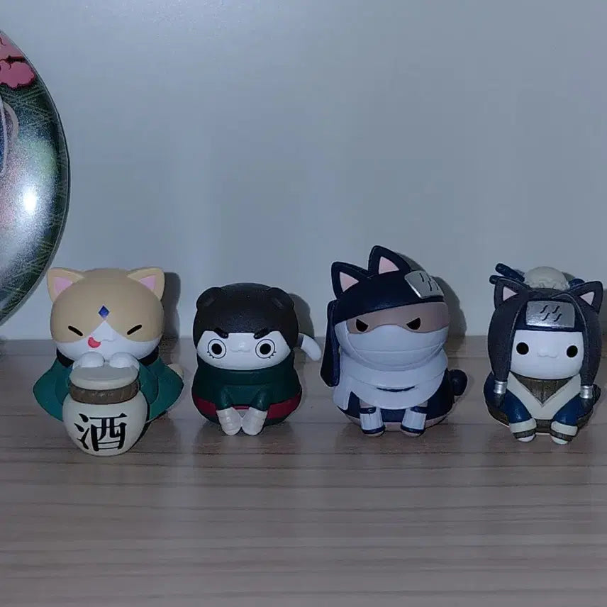 [BUNJANG] MegaCat Naruto Characters Noodle Cat Series Bundle Set / 록리 츠나데 하쿠 자부자냥이 메가캣 일괄