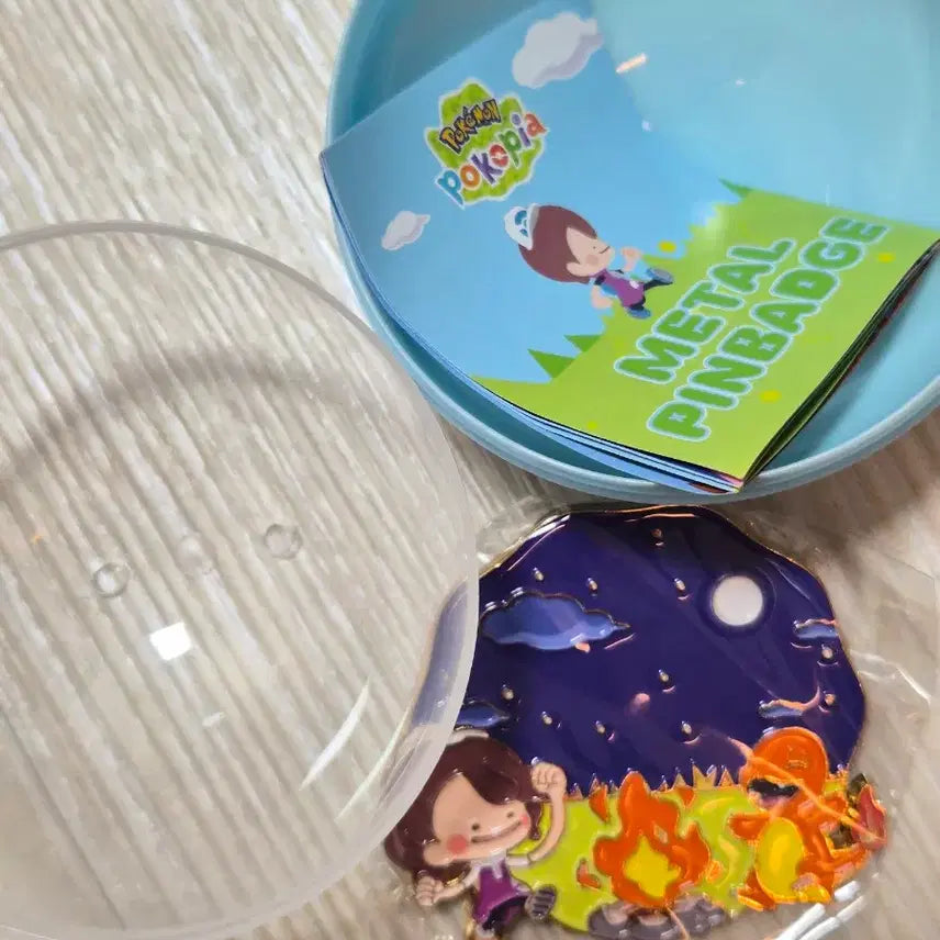 [BUNJANG] Pokemon Pocopia Campfire Night Metal Badge (Sealed) / [미개봉] 포켓몬 가챠 > 포코피아 파이리와의 캠프파이어 나잇 메탈 뱃지