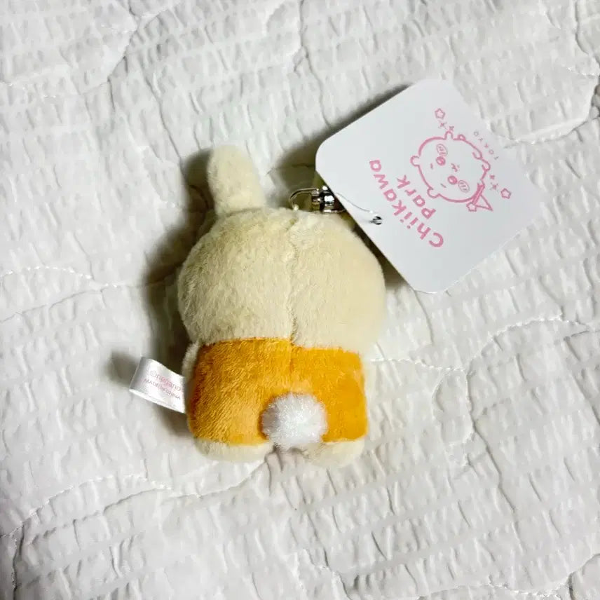[BUNJANG] Chiikawa Usagi "Bunny" Park Mini Makko Plush Keychain / 치이카와 바니안 우사기 파크미니마코