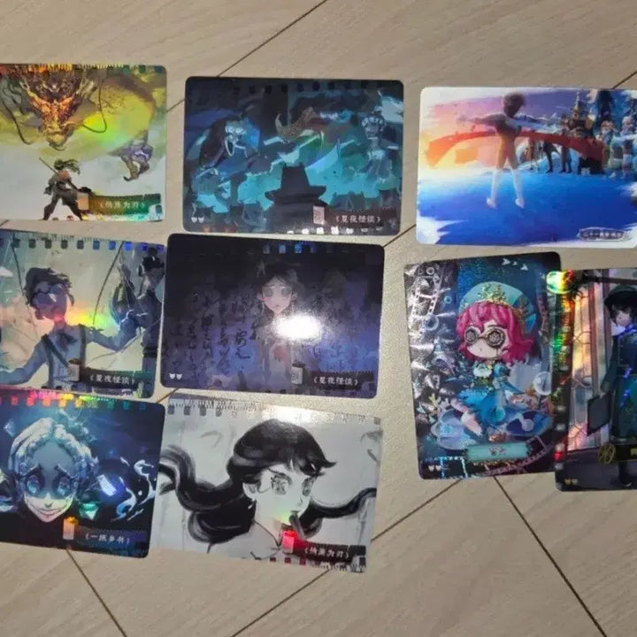 [BUNJANG] Identity V Lawson Collaboration Langue de Chat Hologram Card &amp; Fragment of Time Pasha Official Character Card Bundle Set / 제5인격 공식 로손 콜라보 랑드그샤 홀로그램 카드 + 조각시간 파샤 공식 캐릭터 카드 일괄