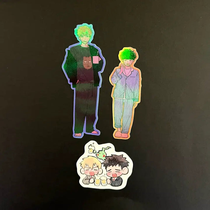 [BUNJANG] Mob Psycho 100 Mob Day Anime Sticker Set / 모브싸이코 모브사이코 몹싸 데이님 day님 레이겐 모브 에쿠보 스티커 굿즈