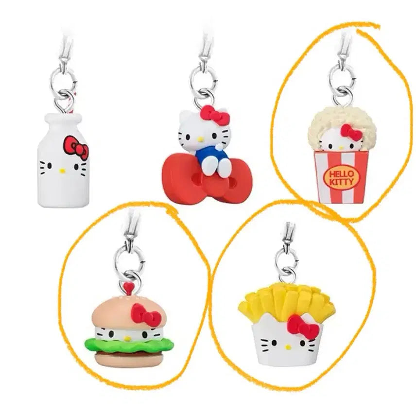 [BUNJANG] Hello Kitty American Mezilusi 3-Piece Bundle Set (Sealed) / (미개봉) 헬로키티 아메리칸 메지루시 3종 일괄