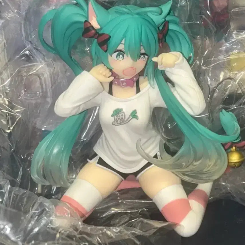 [BUNJANG] Taito Hatsune Miku Nekomimi Desktop Figure (Authentic) / (정품) 하츠네 미쿠 타이토 네코미미 데스크탑 피규어