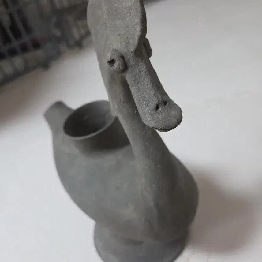 [BUNJANG] Replica Duck-Shaped Earthenware Oil Lamp / 오리 모양 토기 등잔 재현품 판매합니다