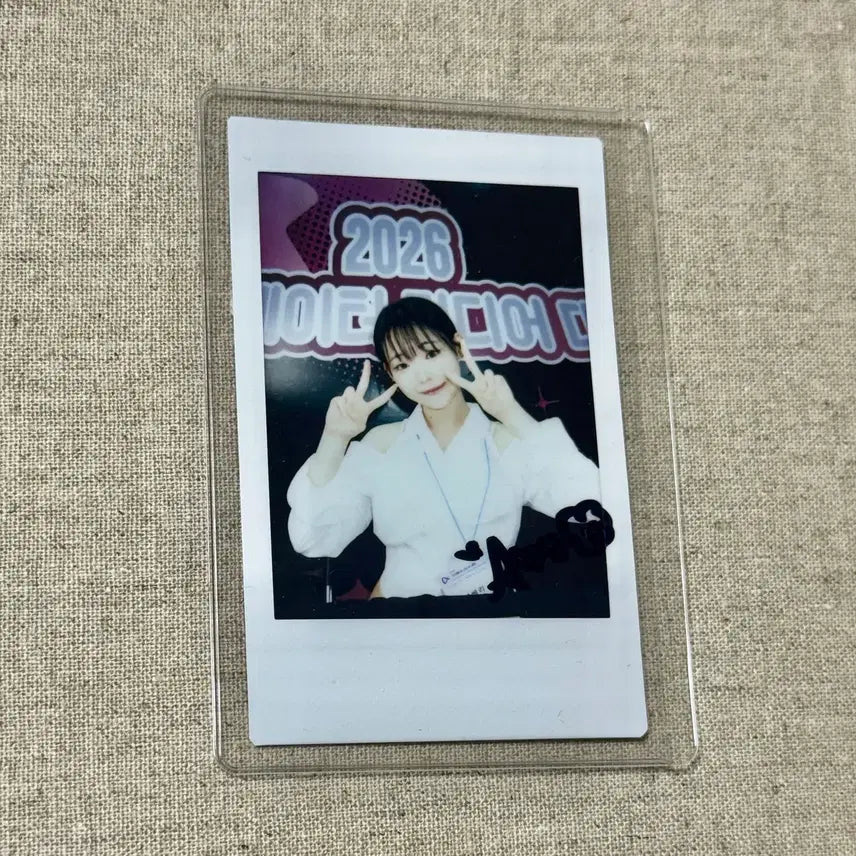 [BUNJANG] Yeongberry Autographed Polaroid / 영베리 친필싸인 폴라 260828 유튜버