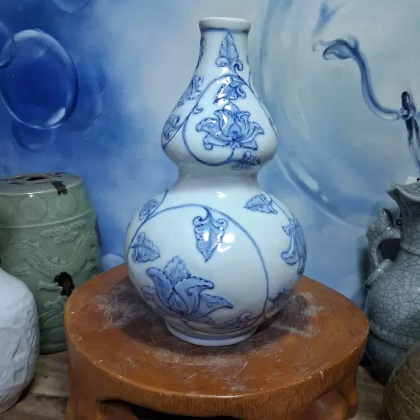 [BUNJANG] Hosan Andongho Gourd Vase Porcelain / 호산 안동호  호리병 도자기