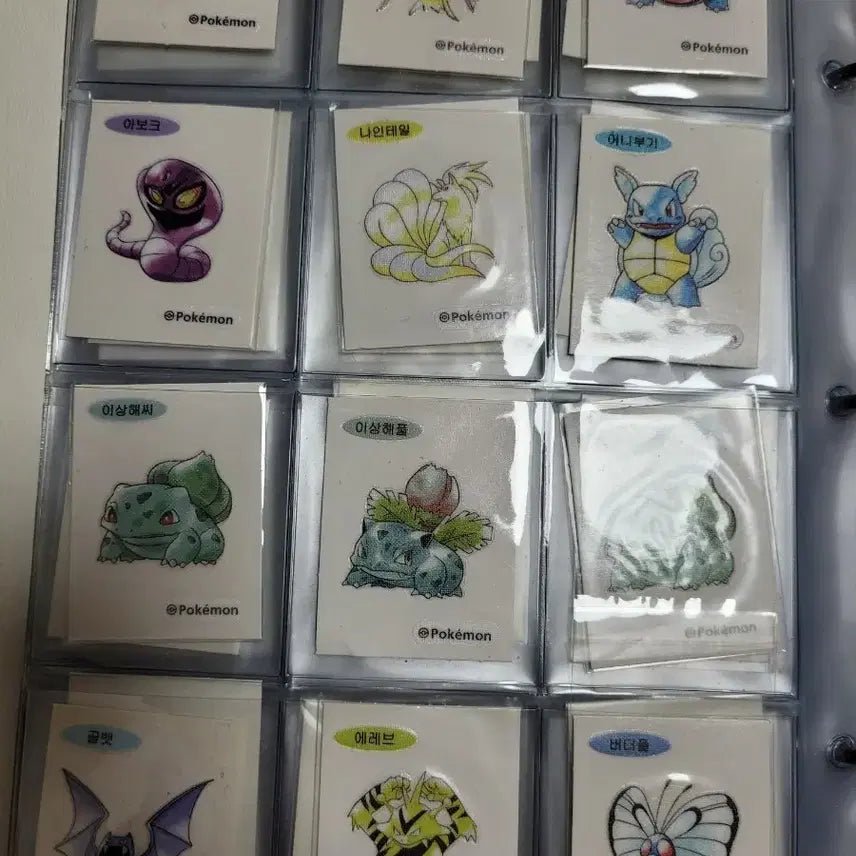[BUNJANG] Pokemon Art Season 5 Stickers / 포켓몬 아트 시즌5  판매교환