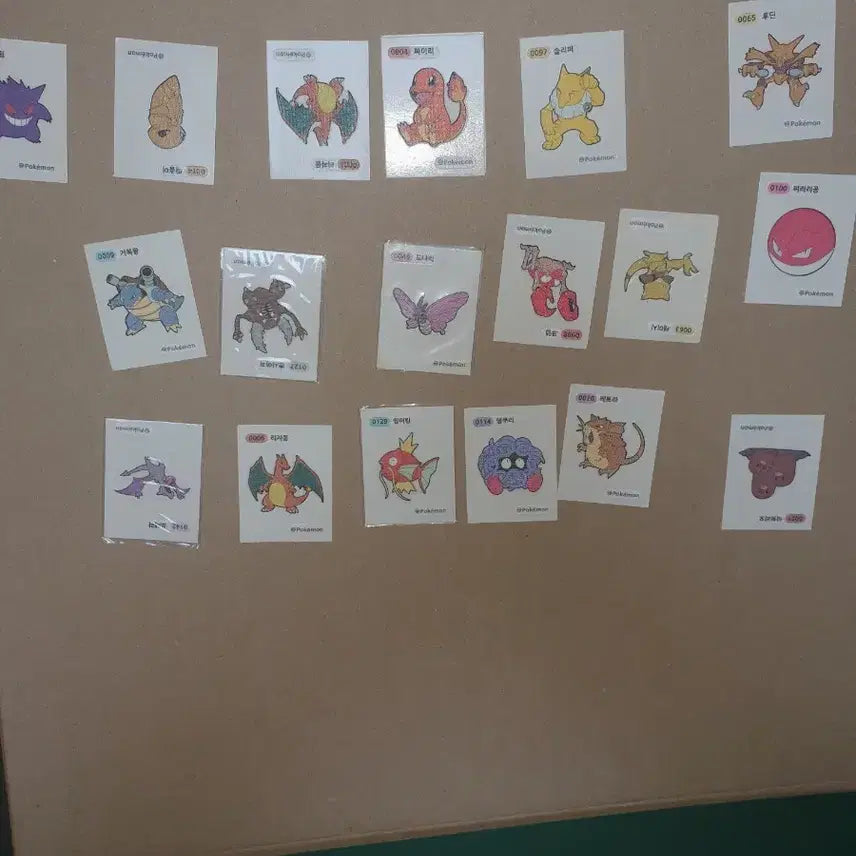 [BUNJANG] Pokemon Generation 1 Sticker Collection Sale/Trade / 포켓몬 1세대 띠부 판매 교환