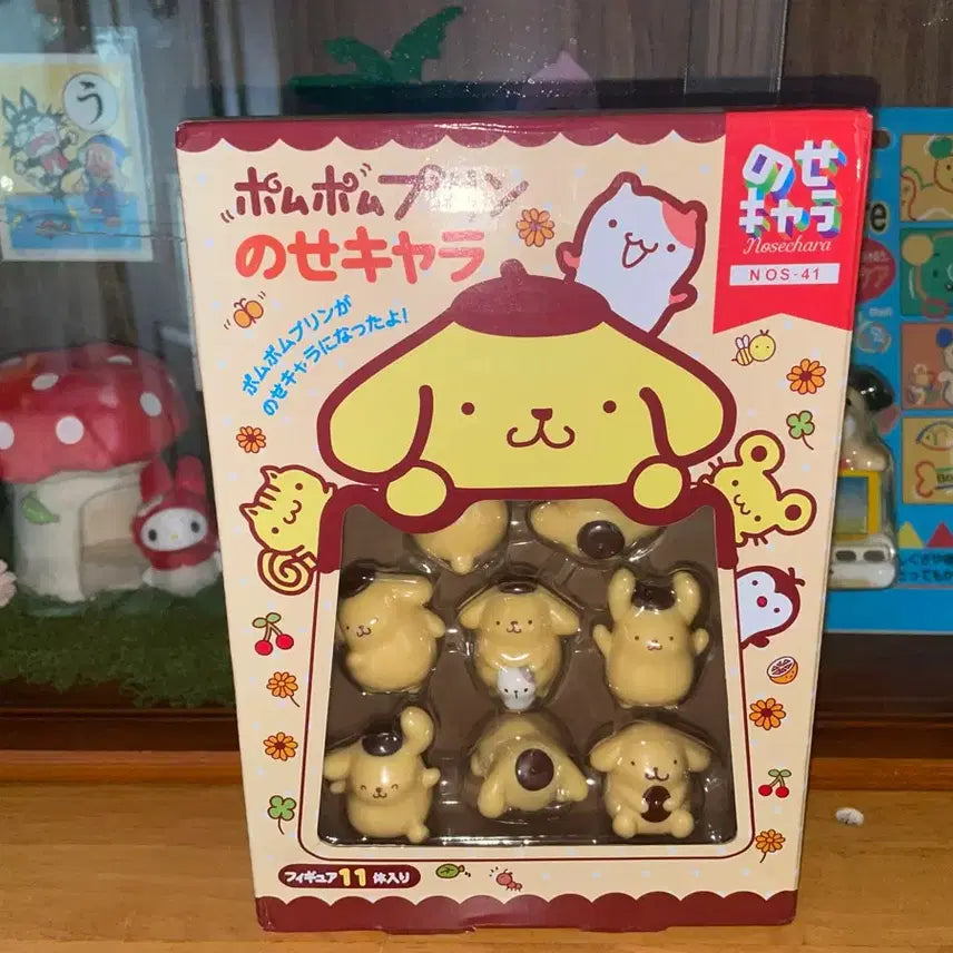 [BUNJANG] Sealed Japanese Retro Style Pompompurin Figure Set / 미개봉 일본고전풍 폼폼푸린 피규어 세트 똥사이즈 머핀 키티