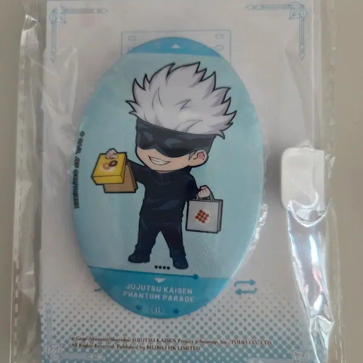 [BUNJANG] Jujutsu Kaisen Phantom Parade Gojo Satoru Badge Bundle Set (Sealed) / 미개봉)주술팬텀퍼레이드 고죠사토루뱃지2개일괄