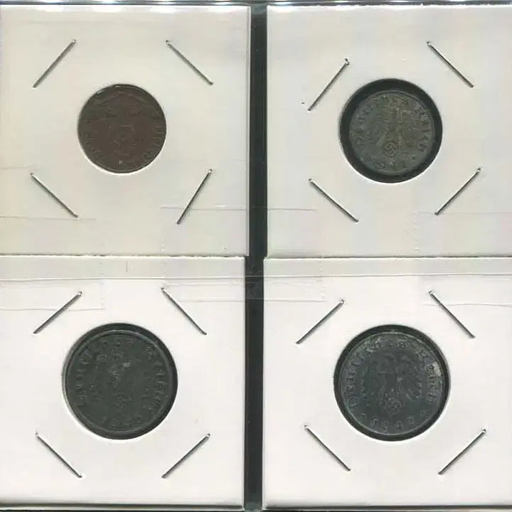 [BUNJANG] German Nazi Coin Collection (4 Types) / 독일 나치주화 독일코인 4종류(하켄크로이츠문장 주화)(아연화3종,청동화1종)_179