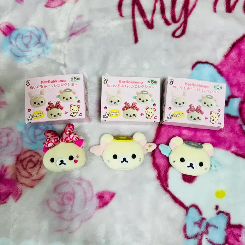 [BUNJANG] Rilakkuma Korilakkuma Random Doll Badge Bundle Set / 코리락쿠마가득 랜덤 인형 뱃지 일괄