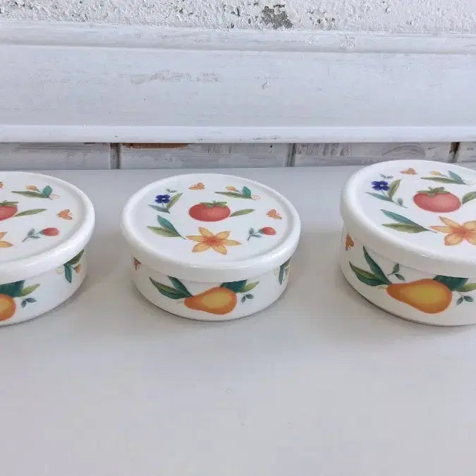 [BUNJANG] Vintage Haenamsa Serving Dish Set (Small/Medium) / 빈티지-행남사 찬기합 소.중  3개(6p)