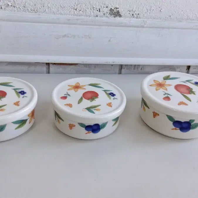 [BUNJANG] Vintage Haenamsa Serving Dish Set (Small/Medium) / 빈티지-행남사 찬기합 소.중  3개(6p)
