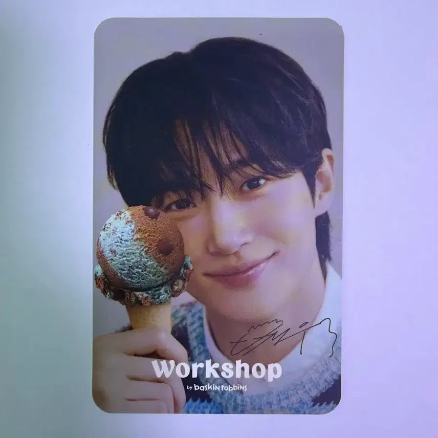 [BUNJANG] Byun Woo Seok Baskin Robbins Workshop Photocard &amp; Postcard Set / 변우석 배스킨 워크샵 포카 엽서 6종