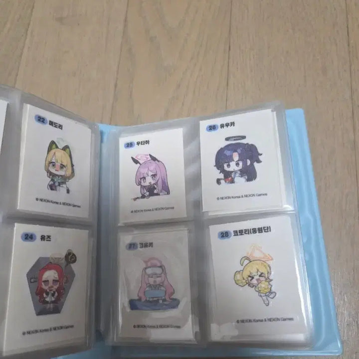 [BUNJANG] Blue Archive Sticker Full Set (Seasons 1-2) / 블루아카이브 띠부씰 1,2탄 전종 일괄판매