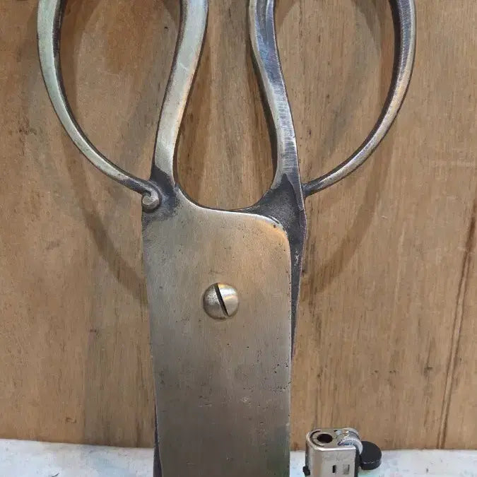 [BUNJANG] Antique Brass Yeot Scissors / 옛날 고급 동 엿가위