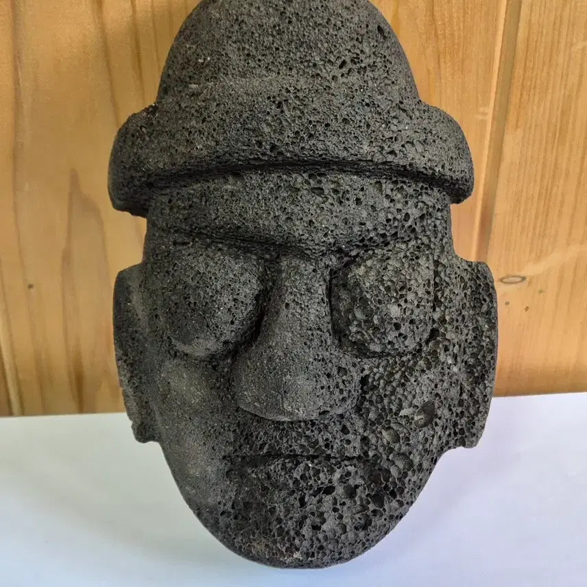 [BUNJANG] Jeju Basalt Dolhareubang Stone Statue / 제주 현무암 돌하르방 석상
