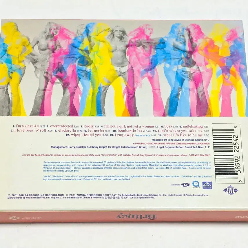 [BUNJANG] Britney Spears Britney 3rd Album CD Paper Outcase First Press / Britney Spears(브리트니 스피어스) - 3집 <Britney> CD (종이 아웃케이스 초반)