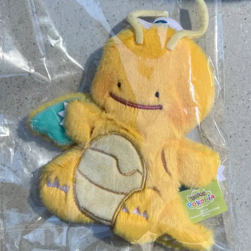 [BUNJANG] Pokemon Pocopia Metamon Dragonite Flat Plush Keychain Pouch / 포켓몬 포코피아 팝업 메타몽 망나뇽 납작 인형 키링 파우치