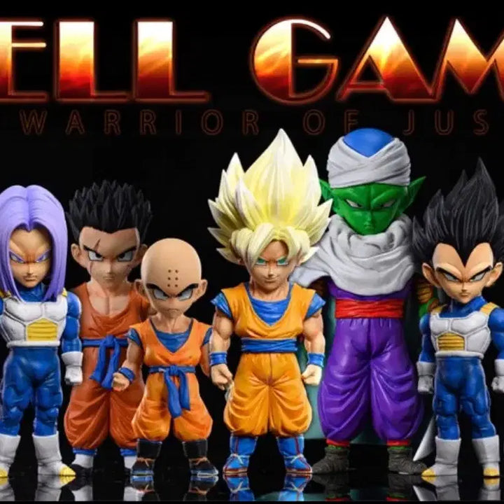 [BUNJANG] League Dragon Ball Cell Games Participants Statue Set / league 리그 드래곤볼 레진월콜 셀게임 참가자