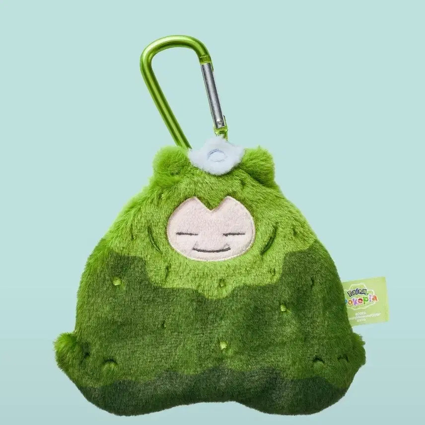 [BUNJANG] Pokemon Musinsa Pokopia Mossy Bakon Flat Doll Keychain / 포켓몬 무신사 포코피아 이끼만보 납작인형 키링
