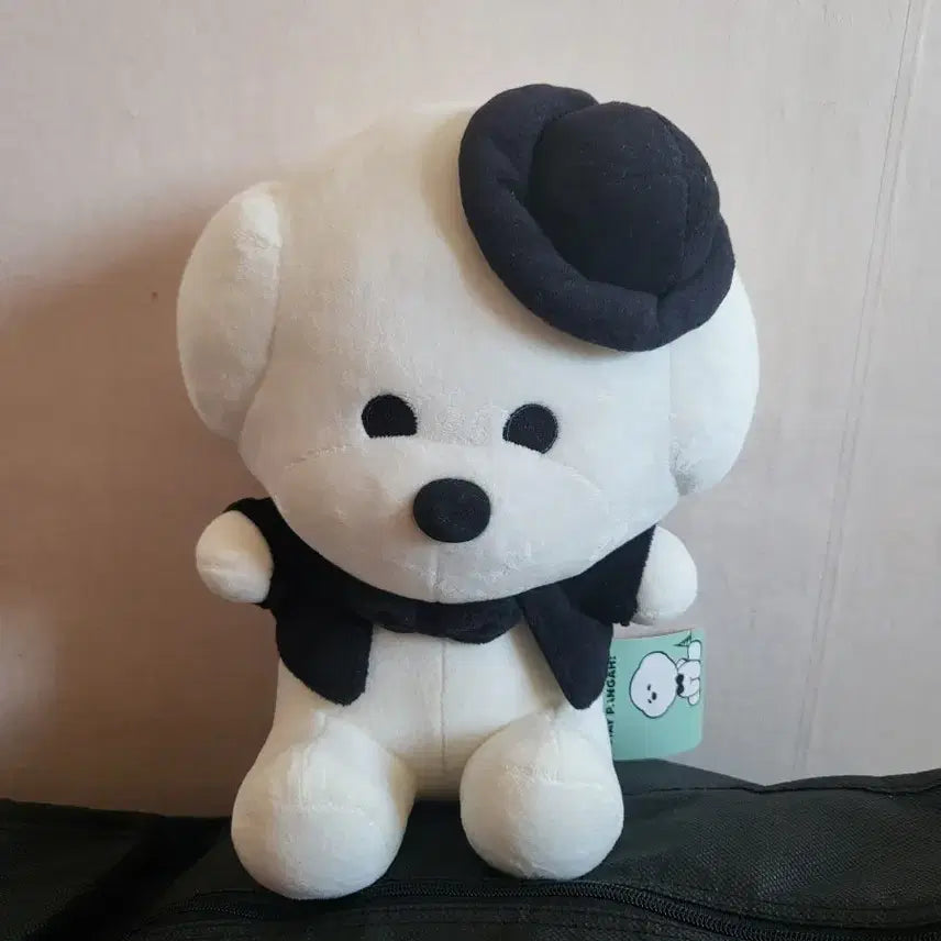[BUNJANG] Bichon Dog Plush Toy with Hat and Clothes / 빵아 강아지인형 비숑 모자 옷