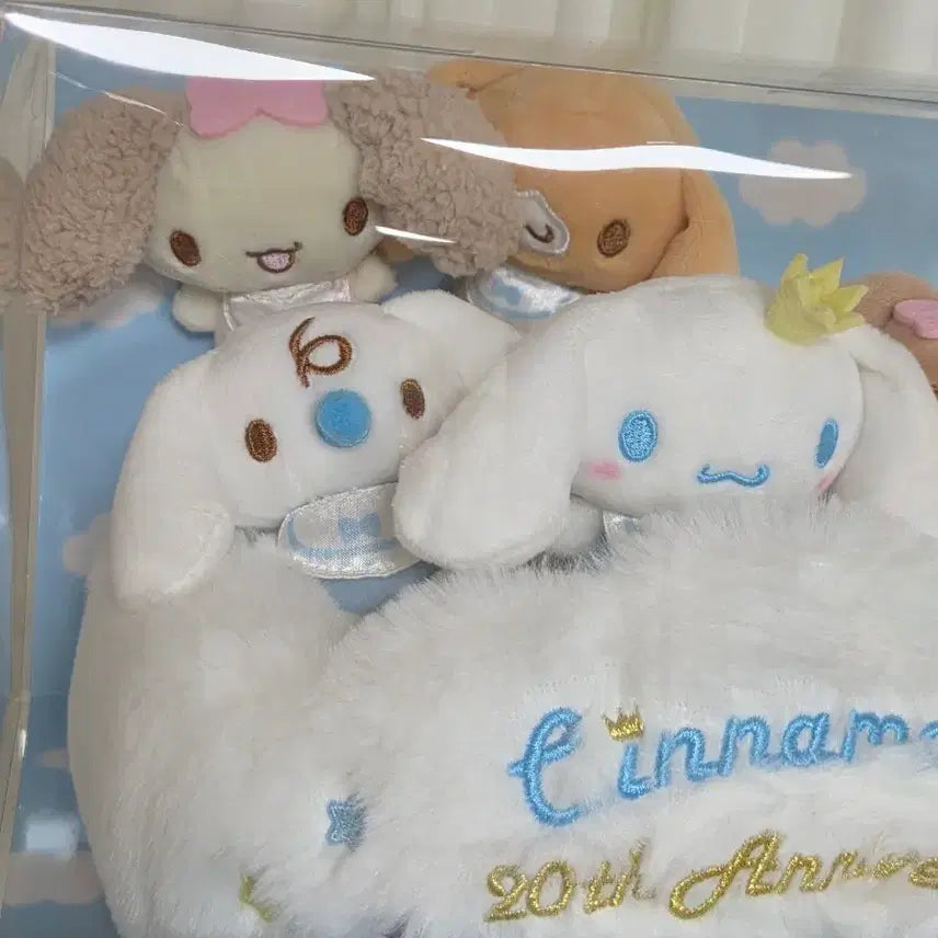 [BUNJANG] Cinnamoroll 20th Anniversary "Moca" Doll Set / 고전시나모롤 모카 20주년 인형세트 고전모카 쉬폰 카푸치노 밀크 에스프레소