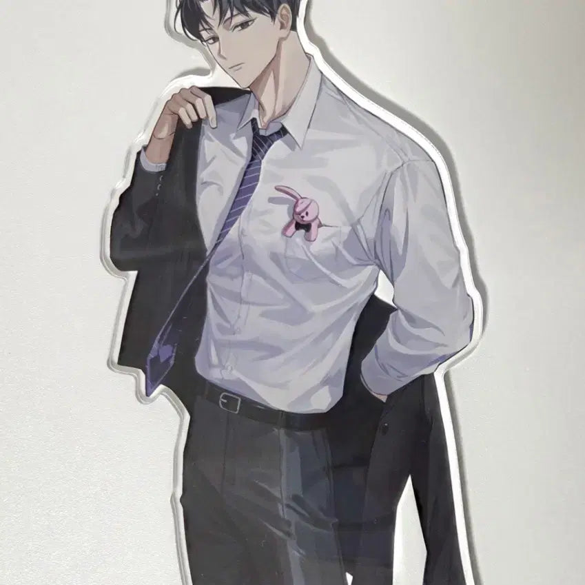 [BUNJANG] Kim Soleum Grape Figure Acrylic Standee / 괴출 괴담출근 김솔음 포도 출근 아크릴 스탠드 무뭉님
