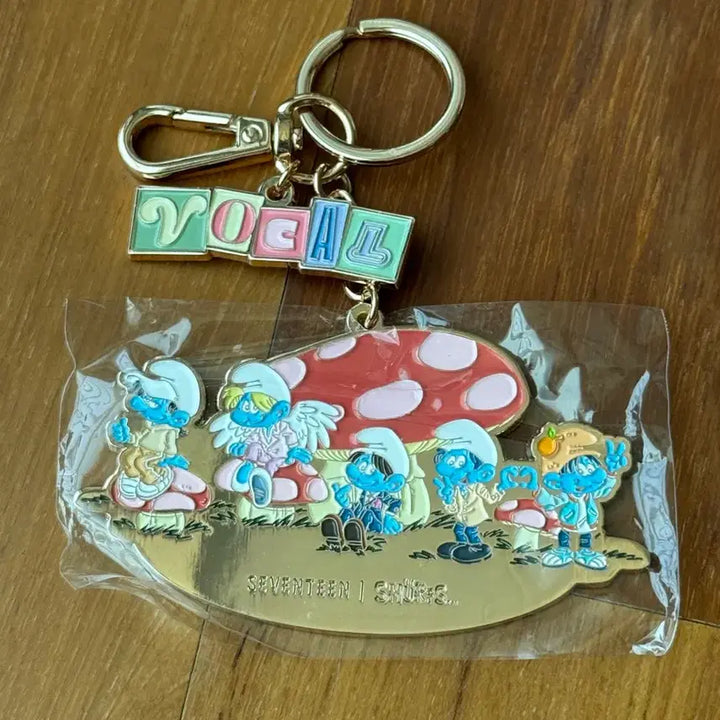 [BUNJANG] SEVENTEEN Vocal Unit x Smurfs Group Keyring / 세븐틴 보컬팀 x 스머프 단체 키링