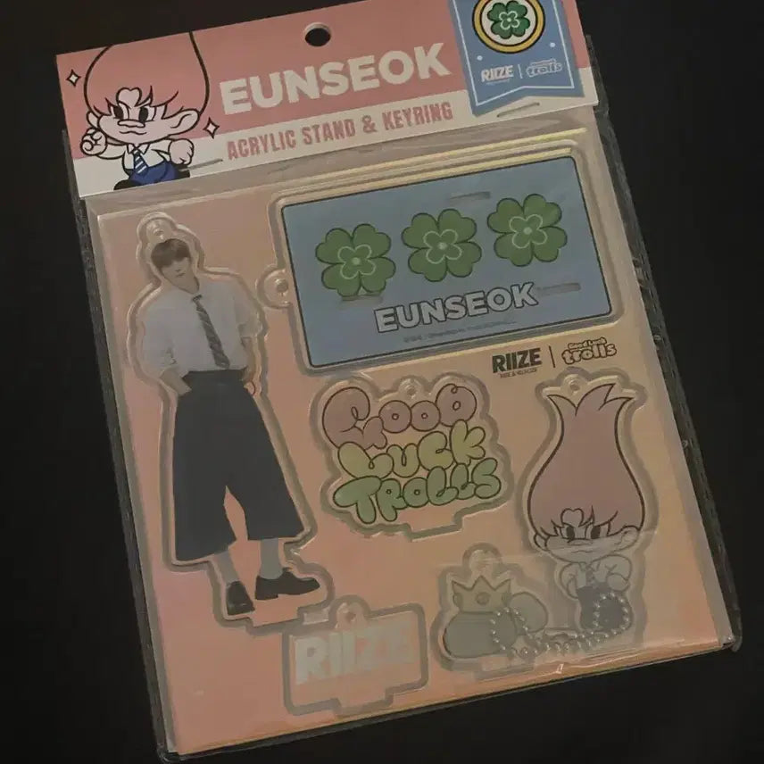 [BUNJANG] RIIZE Eunseok Trolls Collaboration Acrylic Stand Keychain / 라이즈 은석 트롤 콜라보 아크릴