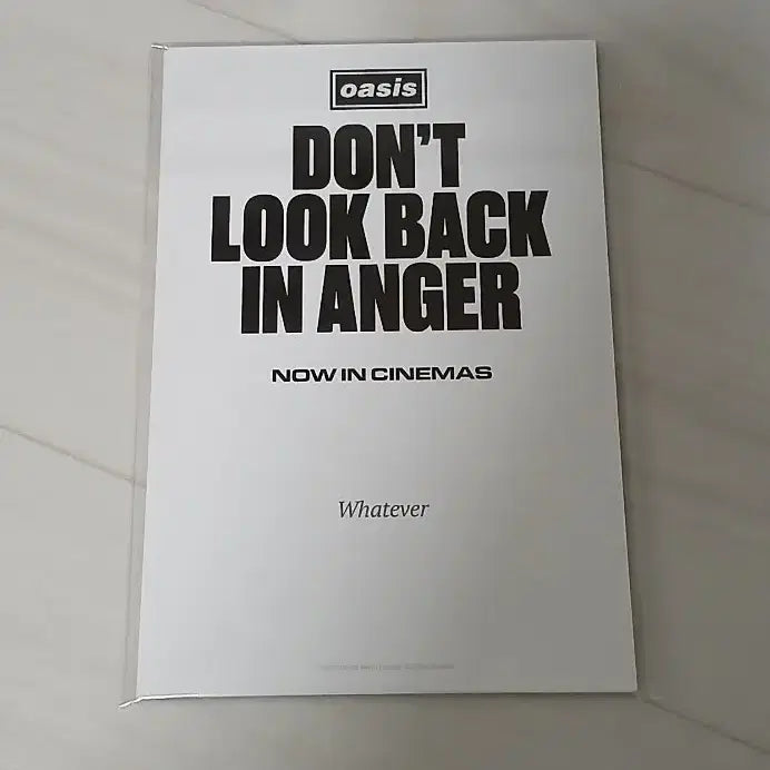 [BUNJANG] Oasis Look Back in Anger 2nd Week Postcard Set / 오아시스 돈룩백인앵거 2주차 엽서6종세트