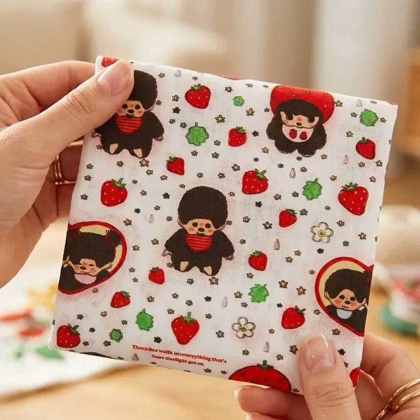 [BUNJANG] Monchhichi Handkerchief / 몬치치 손수건