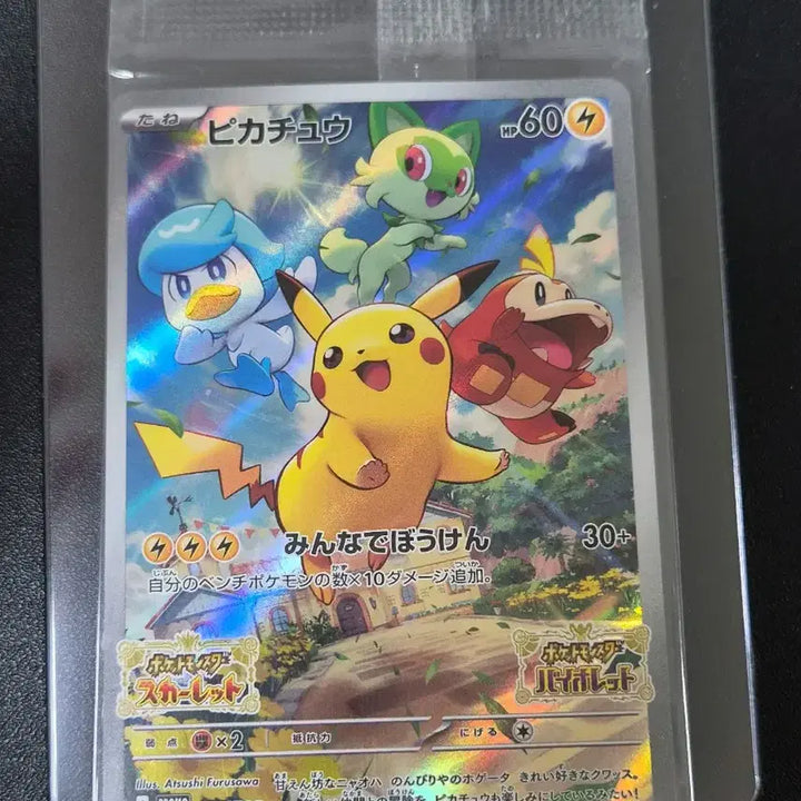 [BUNJANG] Pikachu Sealed 001/sv-p / 스바츄 미개봉 피카츄 001/sv-p