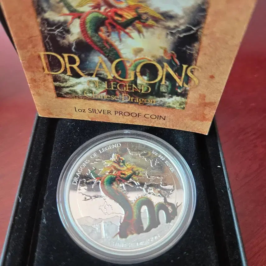 [BUNJANG] Perth Mint "Chinese Dragon" 1 oz Colorized Silver Coin / 호주 퍼스민트 전설속용"차이니스 드래곤" 1온스 색채 은화