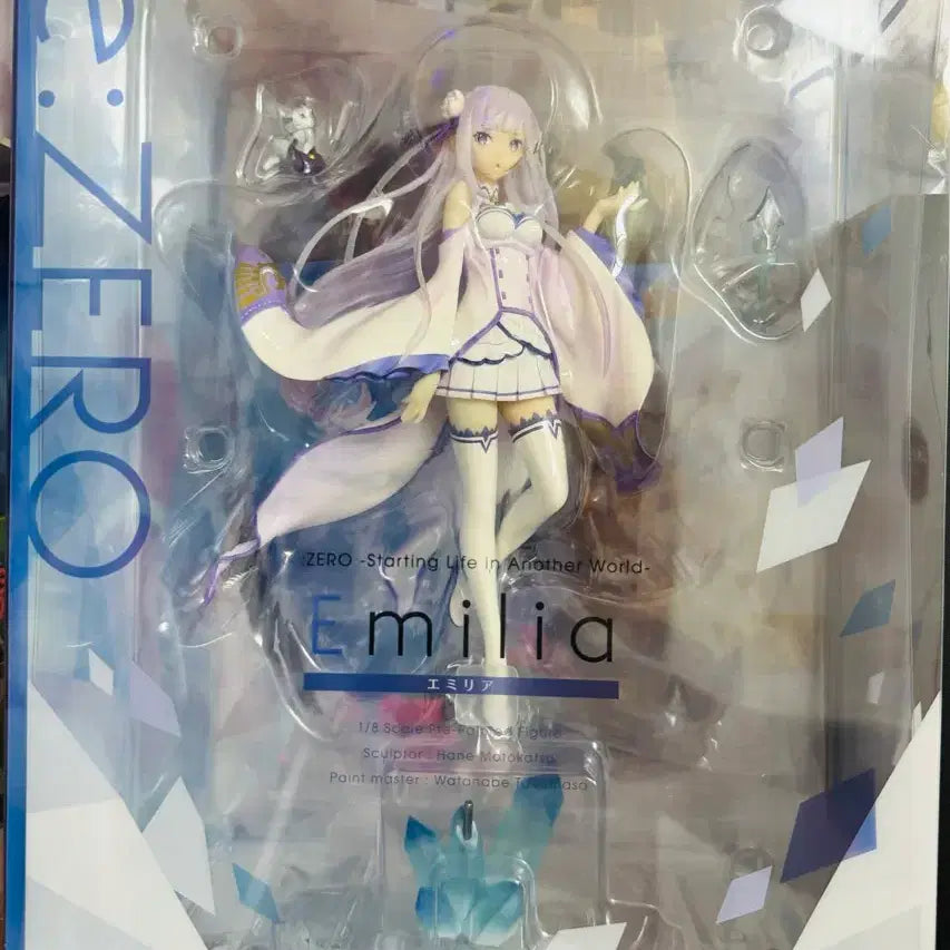 [BUNJANG] AlphaOmega Emilia Re:Zero Figure (Opened) / 개봉품 알파오메가 에밀리아 리제로