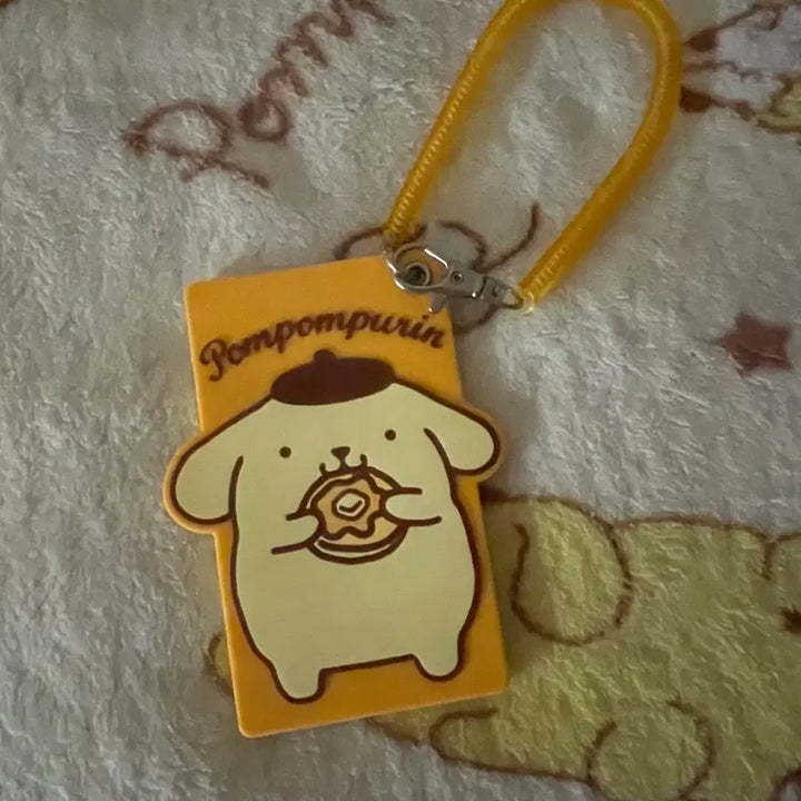 [BUNJANG] Pompompurin 2020 Kuji Pass Case + 2 Gacha Figures Bundle Set / 폼폼푸린 20년도 쿠지 패스케이스+가챠 2개 세트
