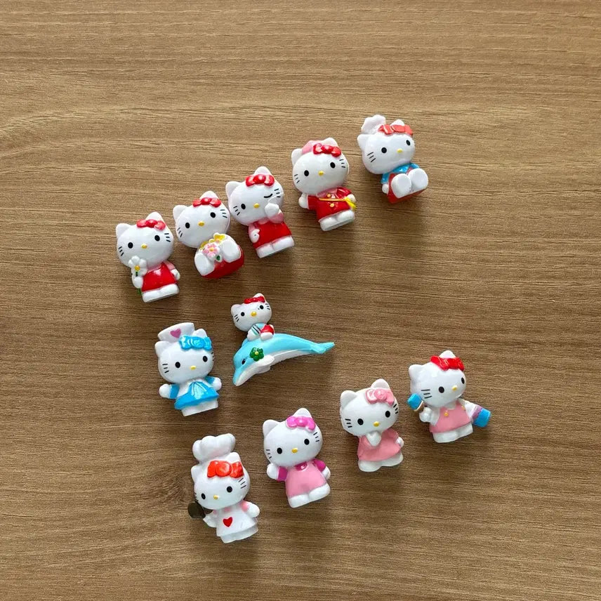 [BUNJANG] Classic Kitty Figure Set / 고전 키티 피규어 세트